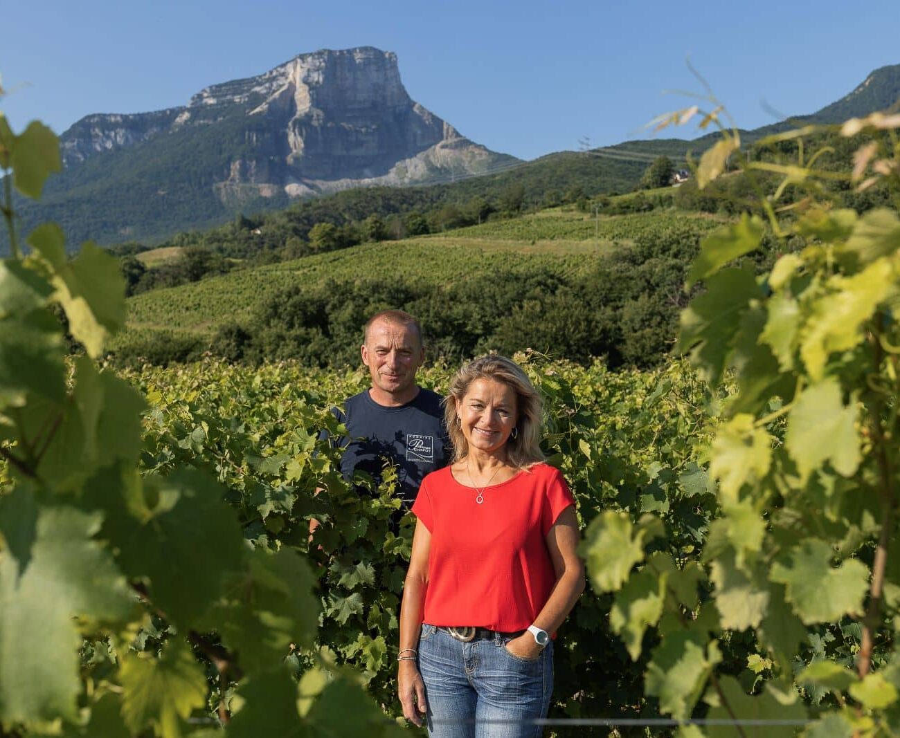 Domaine Philippe Chapot-Vins de Savoie-travail dans les vignes